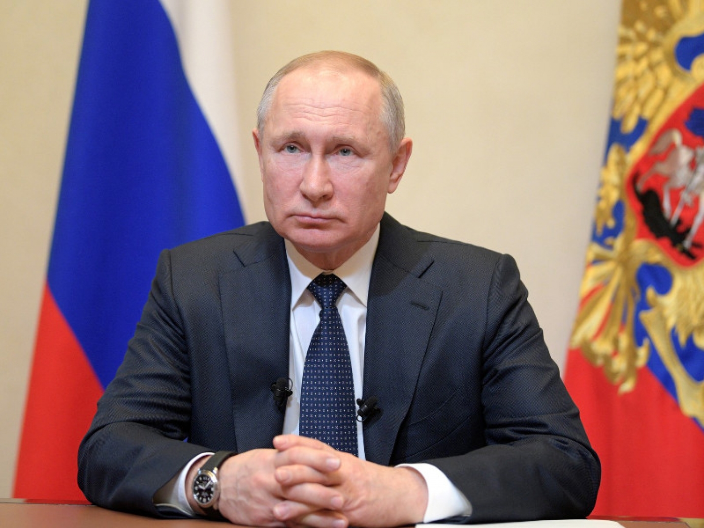 Сегодня президент В.В.Путин выступит с обращением к россиянам